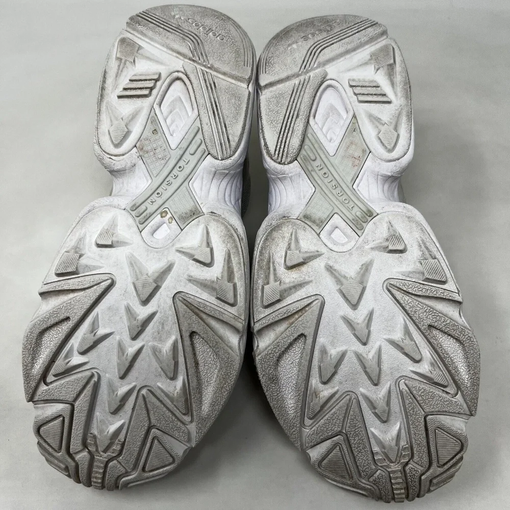 Adidas Falcon Leather/Mesh Lace-Up Sneakers white 8.5